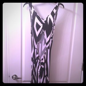 NWOT CUT OUT BACK WITH RUCHING FISHTAIL LONG DRESS